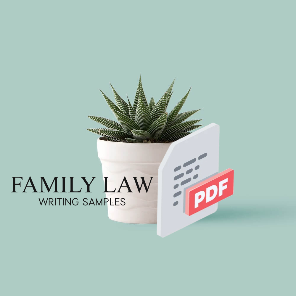 Family Law Samples